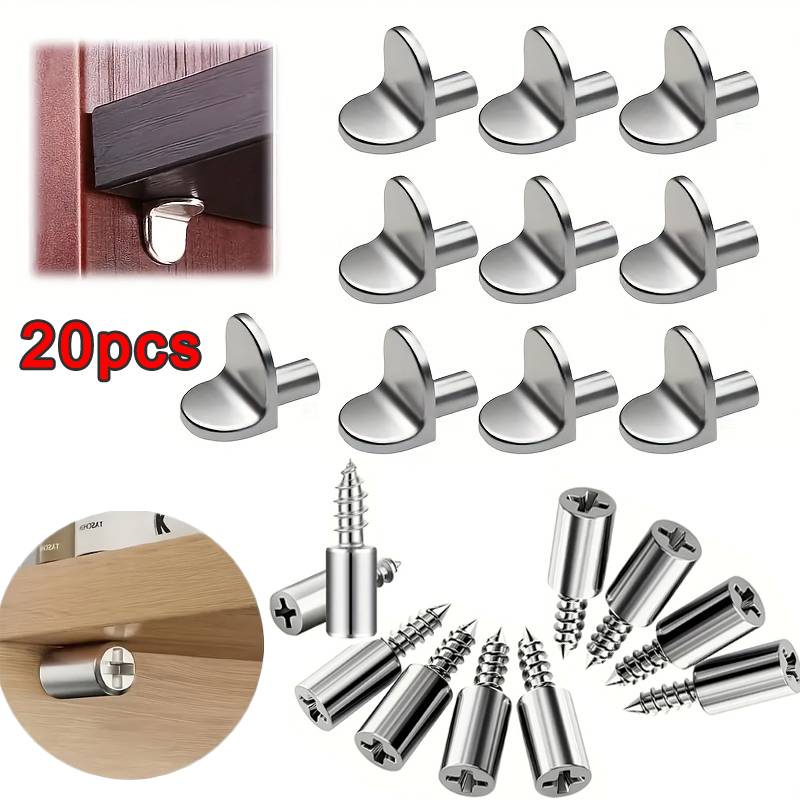 Furniture Hardware Types - Metalen planksteunen, 2 soorten T-vormige plankpinnen