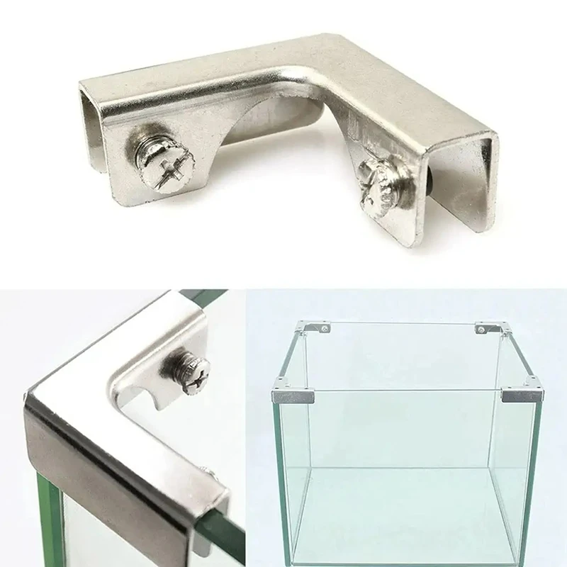Furniture Hardware Types - 4 stuks L-type glasbevestigingsclip 2-weg glasconnectoren