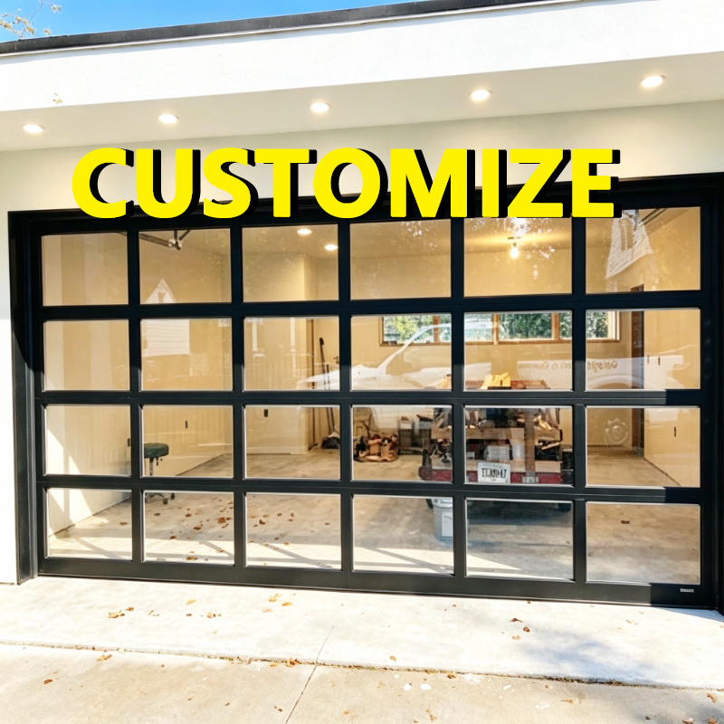 Home Furniture & Hardware Trading - Garagedeur van aluminium, op maat gemaakt,