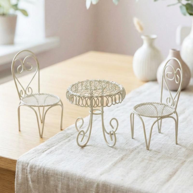 Home Furniture & Hardware Trading - 1/3 stuks poppenhuis tuin display ornament