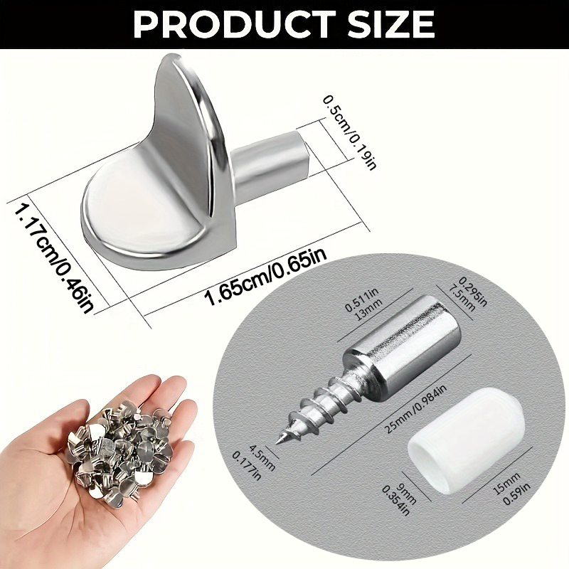 Metalen planksteunen, 2 soorte - Furniture Hardware Types recensie en prijs