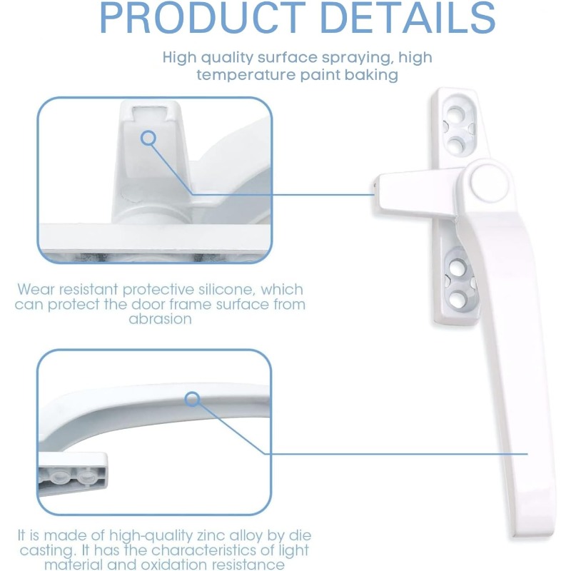 Glazen raamvergrendelingshende - Furniture Hardware Fittings recensie en prijs