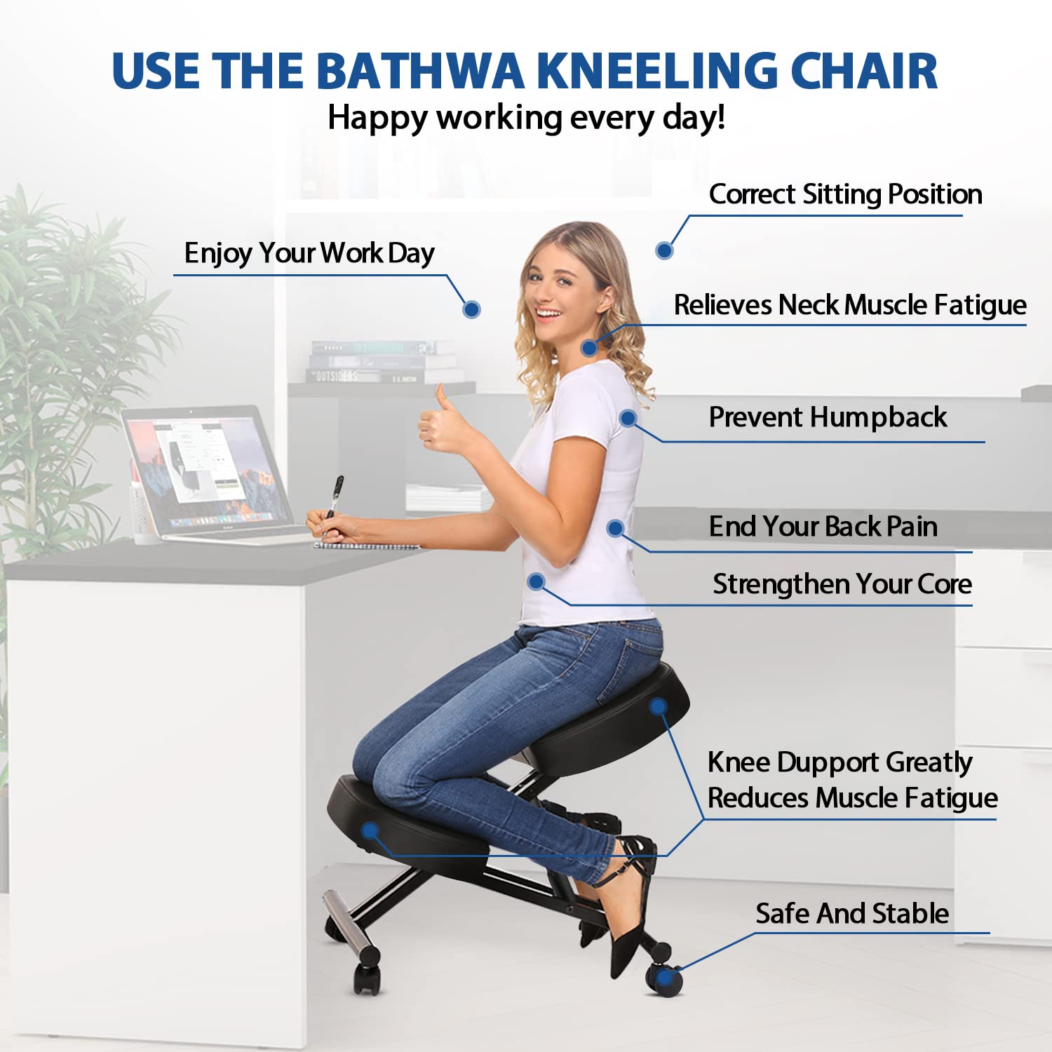 Ergonomische knielstoel voor k - Home Furniture & Hardware Trading recensie en prijs