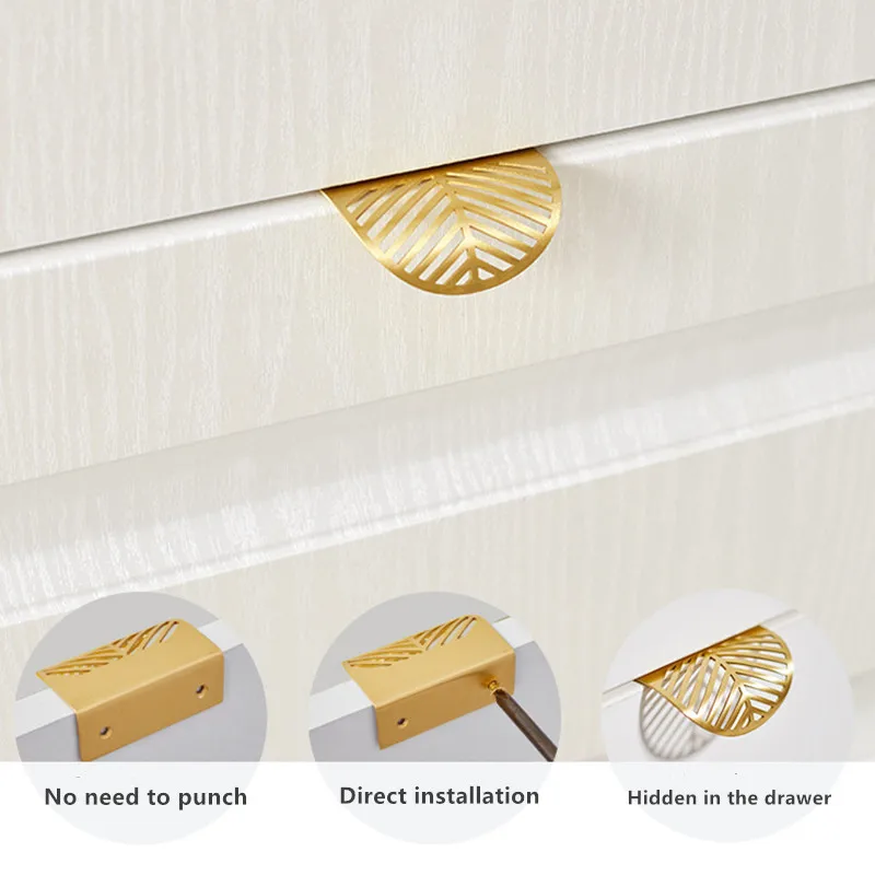 2026 Nieuwe bladvormige messin - Furniture Hardware Wholesale recensie en prijs