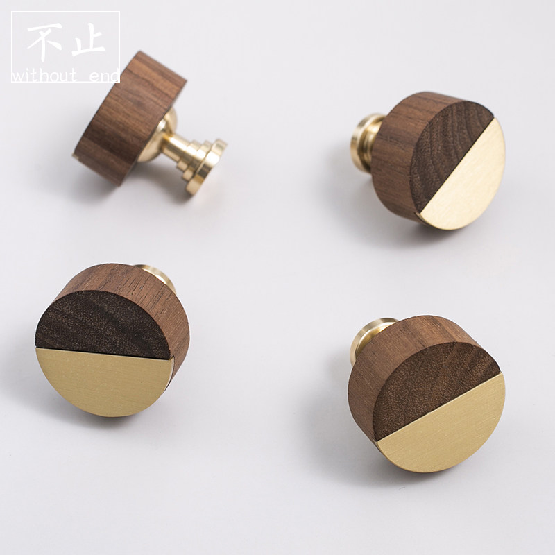 Walnoot houten kleine handgree - Japanese Furniture Hardware recensie en prijs