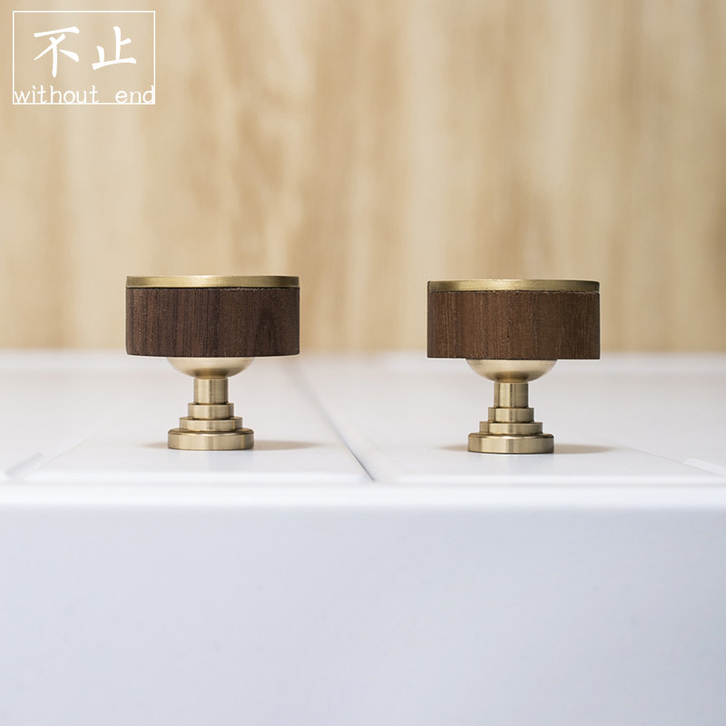 Walnoot houten kleine handgree - Japanese Furniture Hardware recensie en prijs