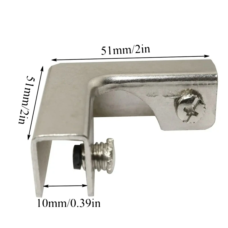 4 stuks L-type glasbevestiging - Furniture Hardware Types recensie en prijs