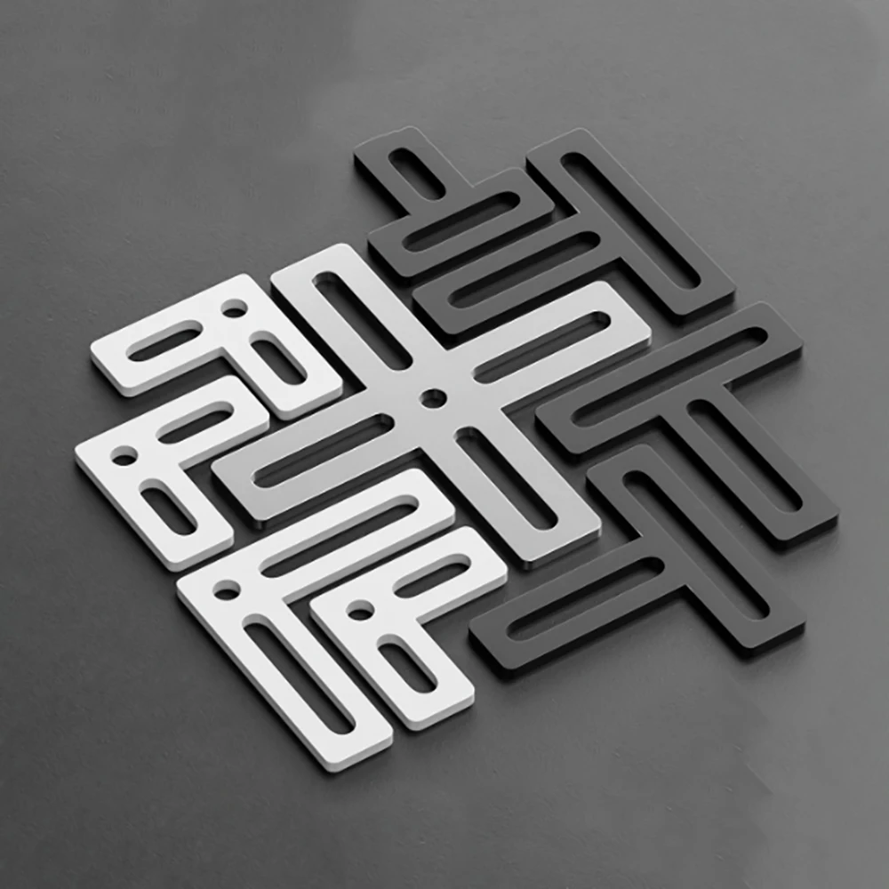 Wit roestvrij staal L/T-type h - Furniture Hardware Types recensie en prijs