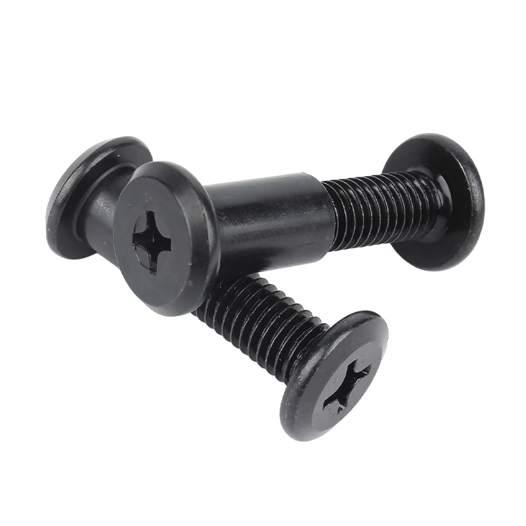 Zwarte koolstofstalen Chicago- - Furniture Hardware Barrel Nut recensie en prijs
