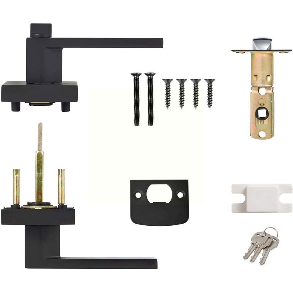 Zwarte deurgreep Deurgreepslot - Zinc Furniture Hardware recensie en prijs