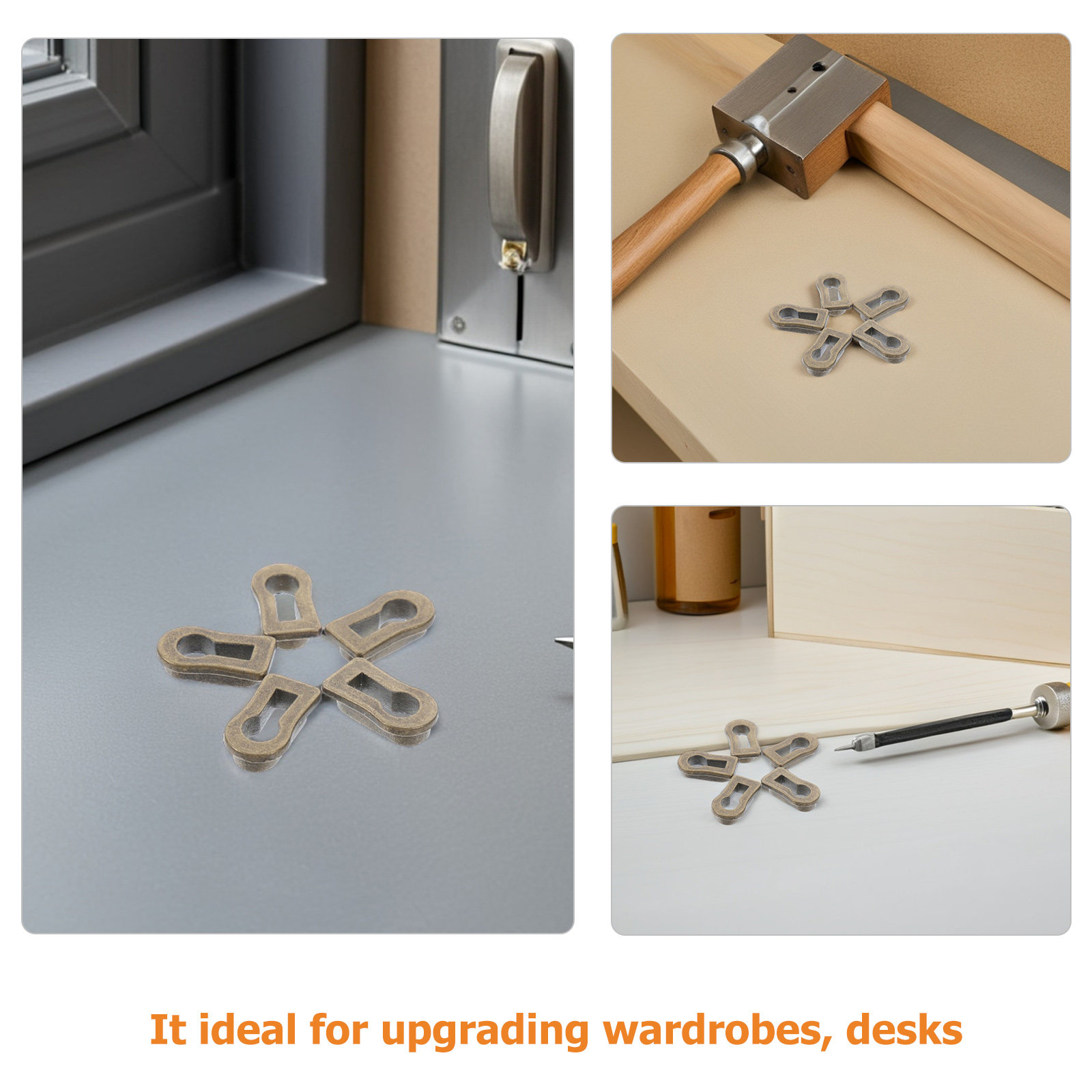 12 stuks ovale sleutelgatplaat - Furniture Hardware Locks recensie en prijs