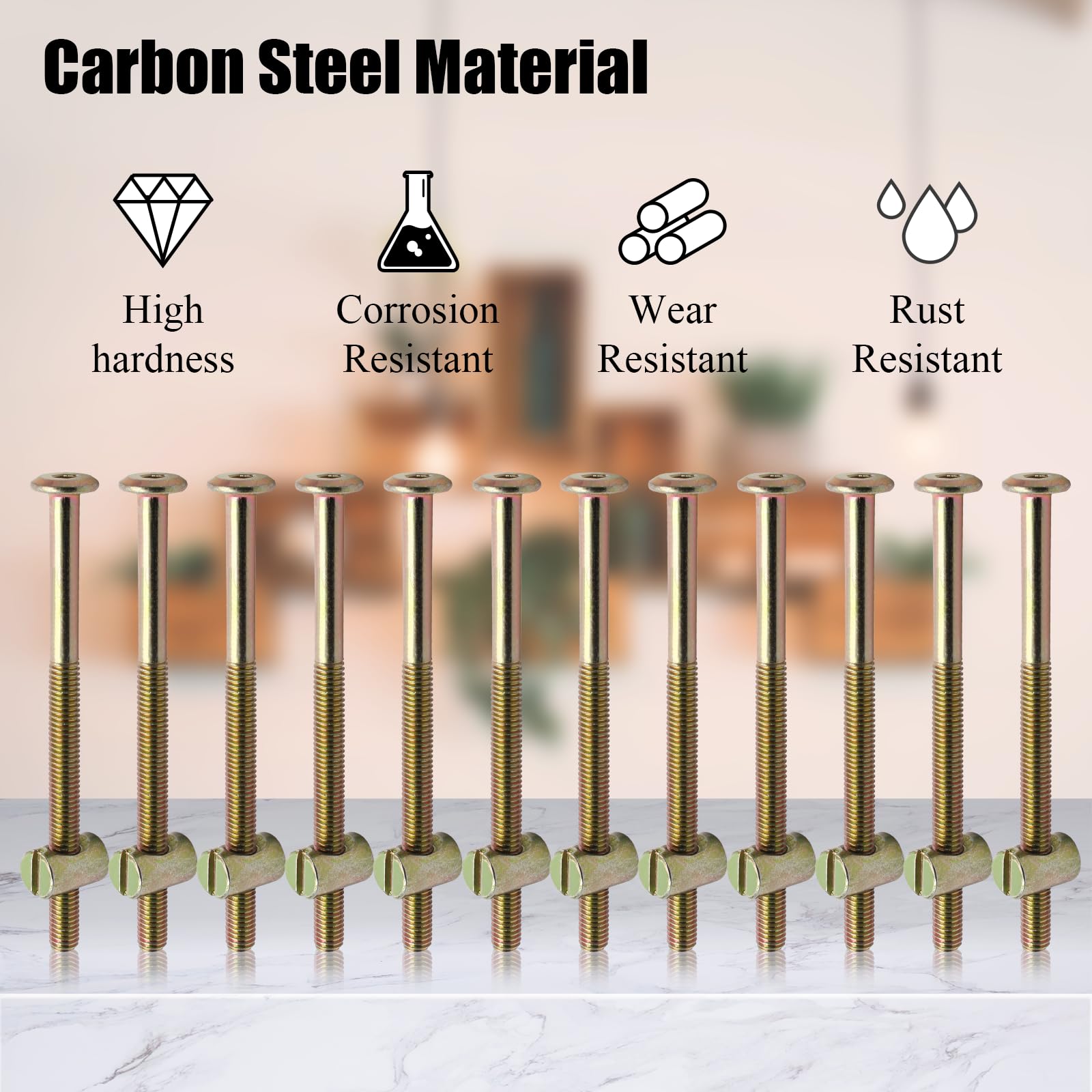 8 Sets M6 Meubels Wieg Schroev - Furniture Hardware Barrel Nut recensie en prijs