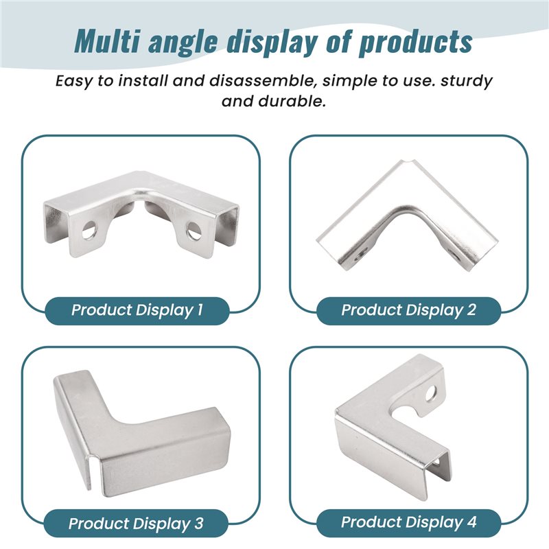 ABUI-4 Stuks L Type Glasbevest - Furniture Hardware Types recensie en prijs